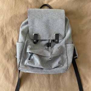Everlane snap backpack grey